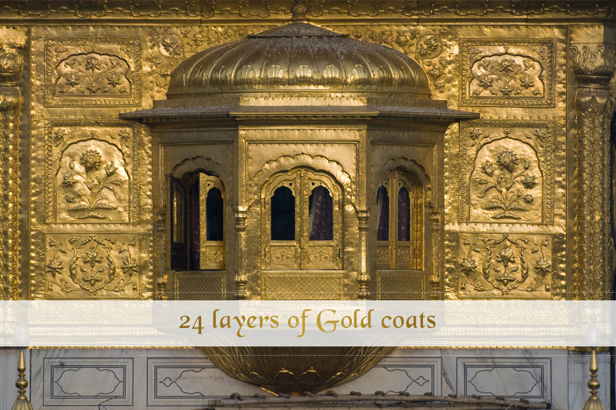 Fact about Gold Coating on golden temple