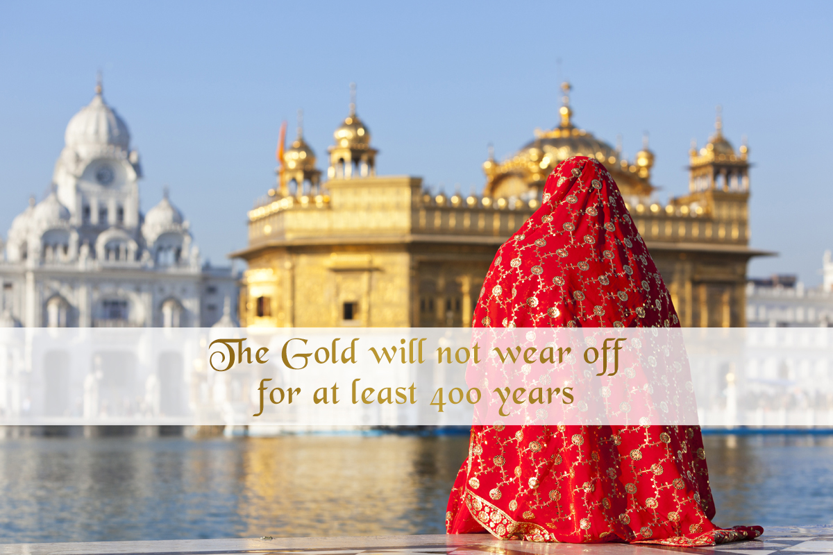 Harmandir Sahib- facts about gold plating