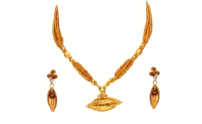 Assamese Kesa Gold Jewellery