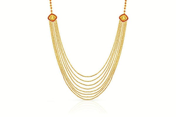 Entele Sara Gold Necklace design