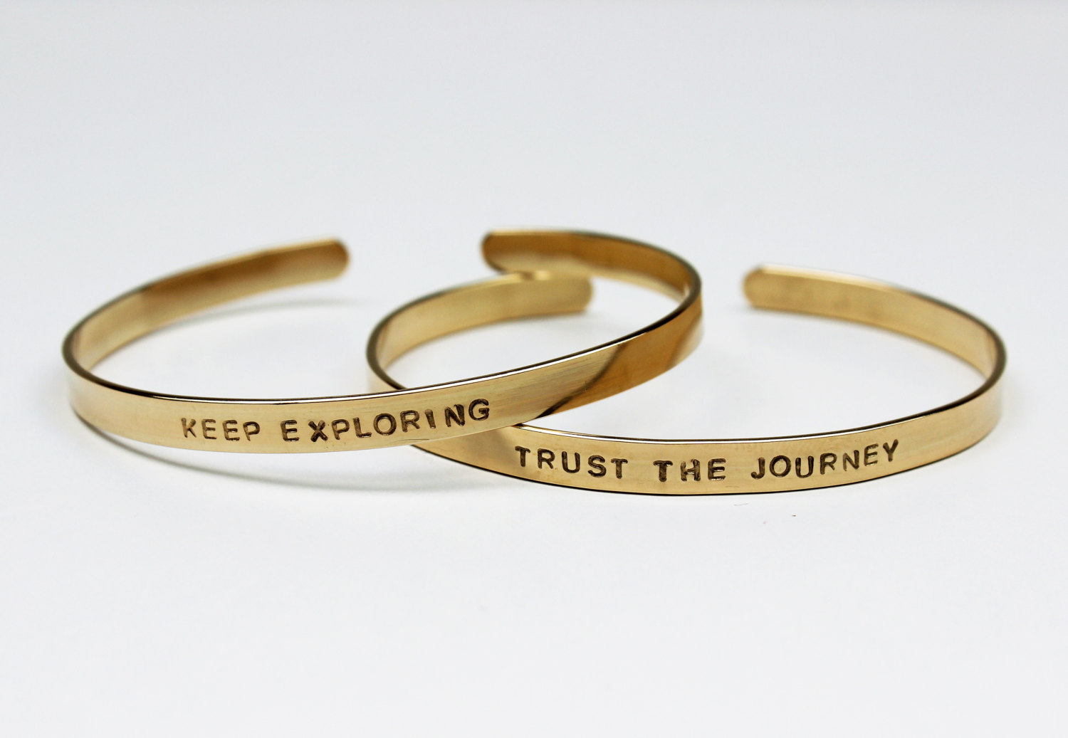 gold band bracelet with circles