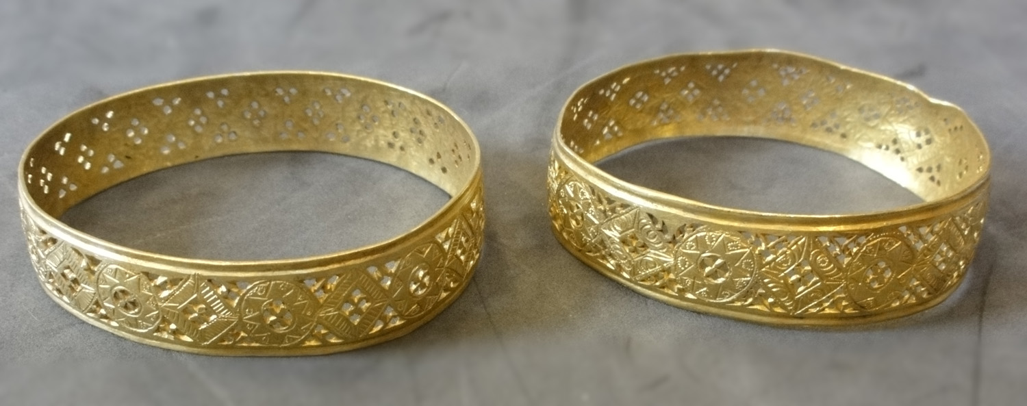 Hoxne Hoard Ancient Gold Bracelet