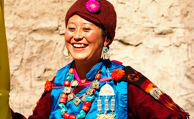 Traditional Ladakhi Dress with Sondus
