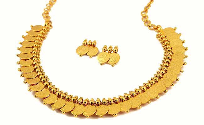 Lakshmi haar - Traditional Gold coins necklace design