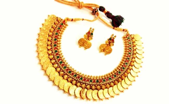 Lakshmi haar - Traditional Gold coins necklace design