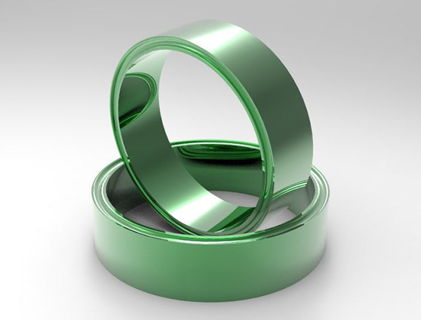 Green Gold Ring For Royal Look
