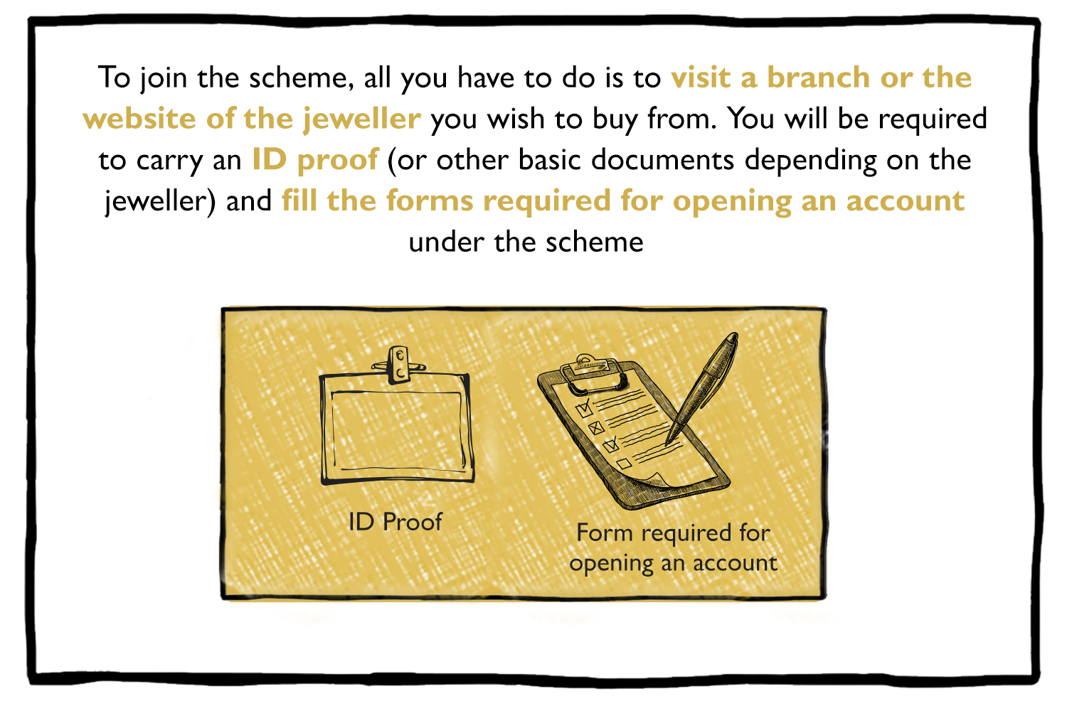 Gold Schemes by jewelers required details