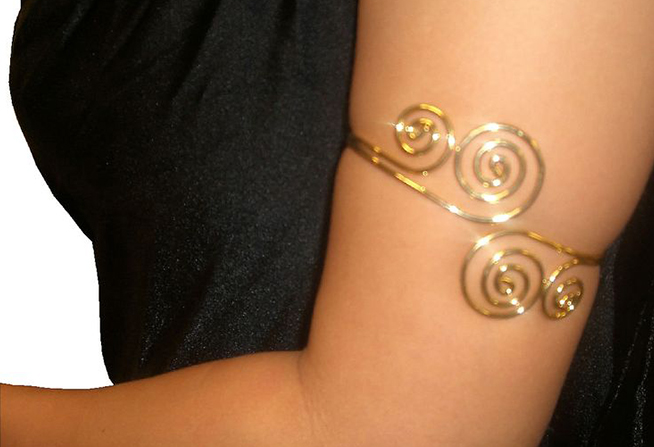 Designer Gold Arm Band