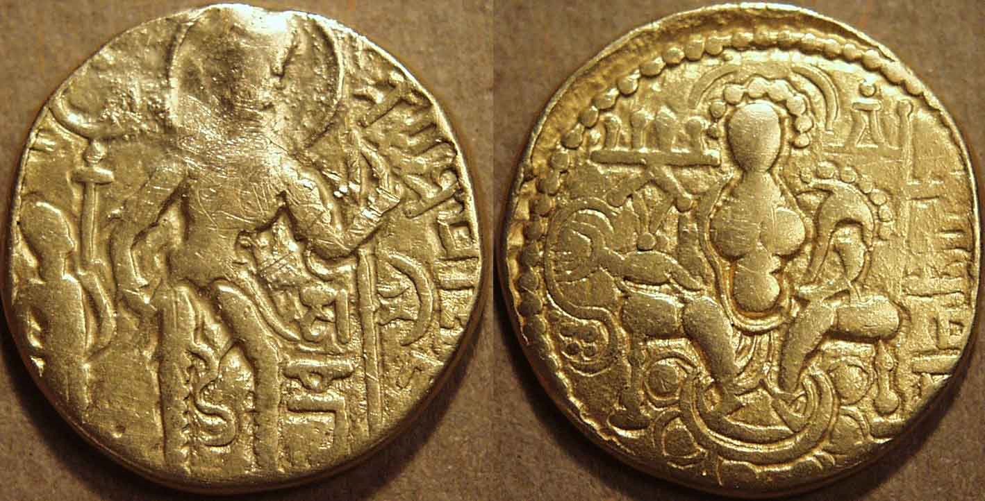 Gold Coin With Battle Axe