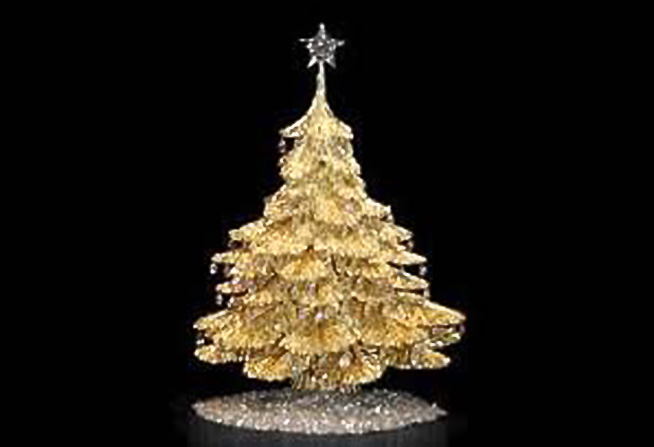 Gold Tree For Christmas