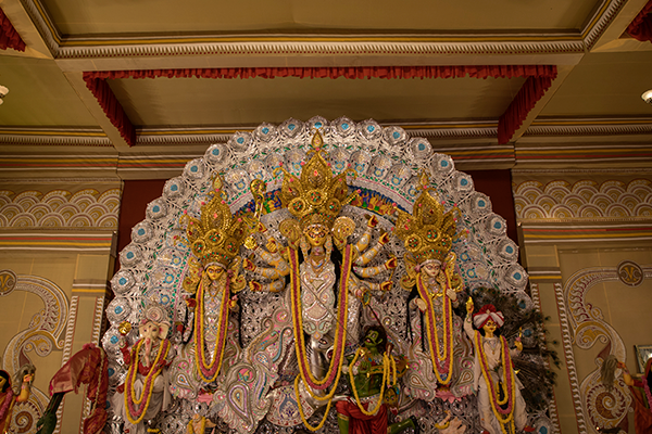 Gold Durga Murti