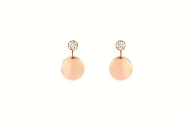 Rose Gold Earring Jewellery Design