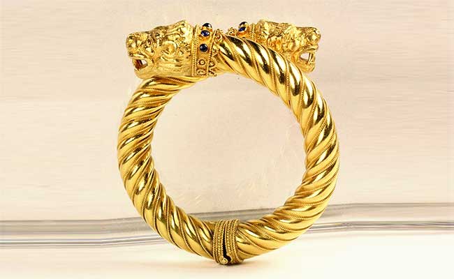 Kashmiri bangles gold