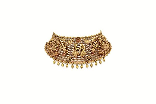 Mahalika Mudhra Gold Necklace