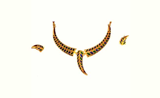 Pepa Assamese Jewellery Set Gold