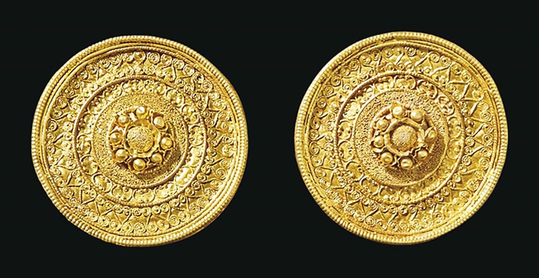 Etruscan Gold Earrings