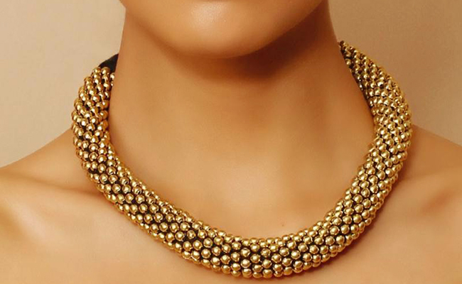 Gold Choker Necklace Traditional