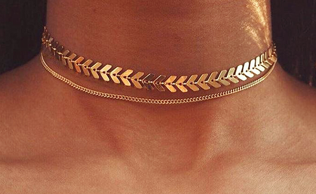 Gold Choker Necklace