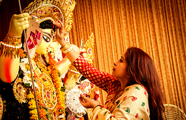 How gold glittered at Durga Puja celebrations