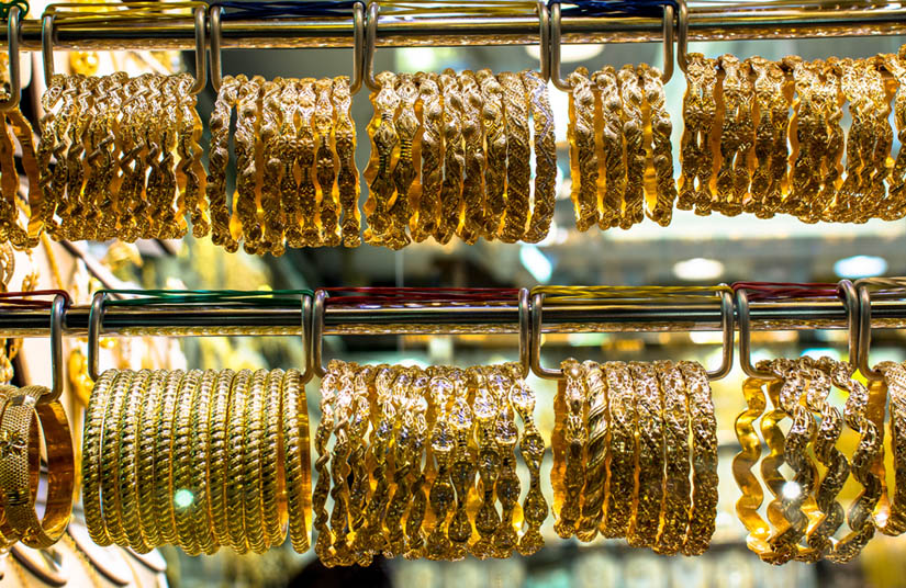 Gold bangles