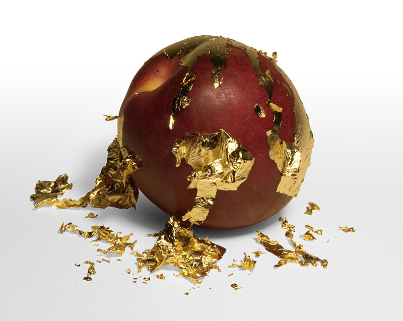 Gold Leaf Work On Delectable Edible