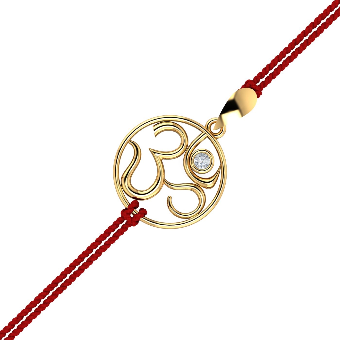 Designer Gold Rakhi