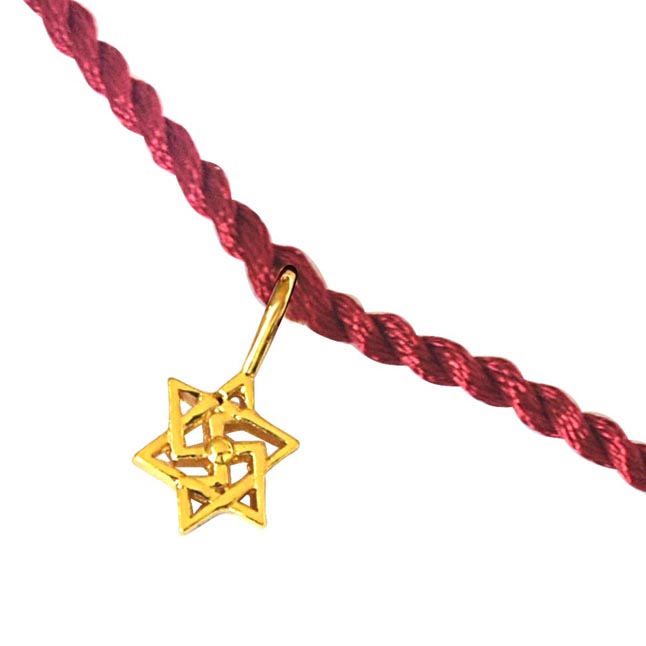 Gold Bracelet Rakhi