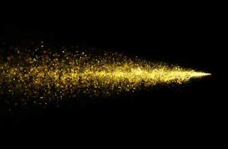 Use of gold nanoparticles in paint colours