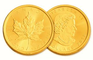 Gold coins from Canada