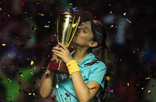 How much gold does sports championship trophies contain?