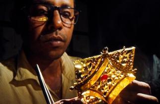 Sikkimese gold jewellery making