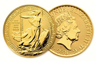 Gold coins from UK