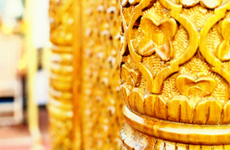 Famous monuments of India made out of gold