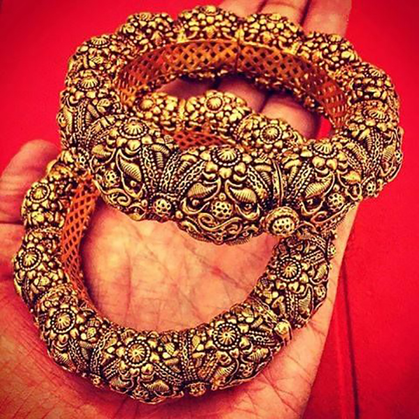 Rustic Gold Bangle Design Rustic Gold Bangle Design