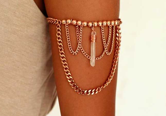 Designer gold armlet