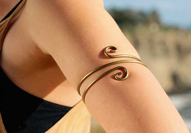 Gold Upper Arm Cuff